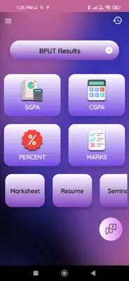 Grade Calculator (BPUT Based) android App screenshot 5